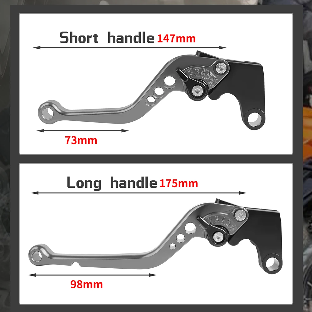 Fit For Ducati 400 620 659 695 696 796 Monster S2R 800 Motorcycle CNC Short/Long Brake Clutch Levers Adjustable Handle Lever