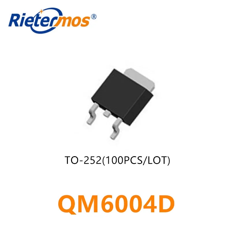100 قطعة N-CHANNEL 60V QM6004D QM6004 TO252 عالية الجودة