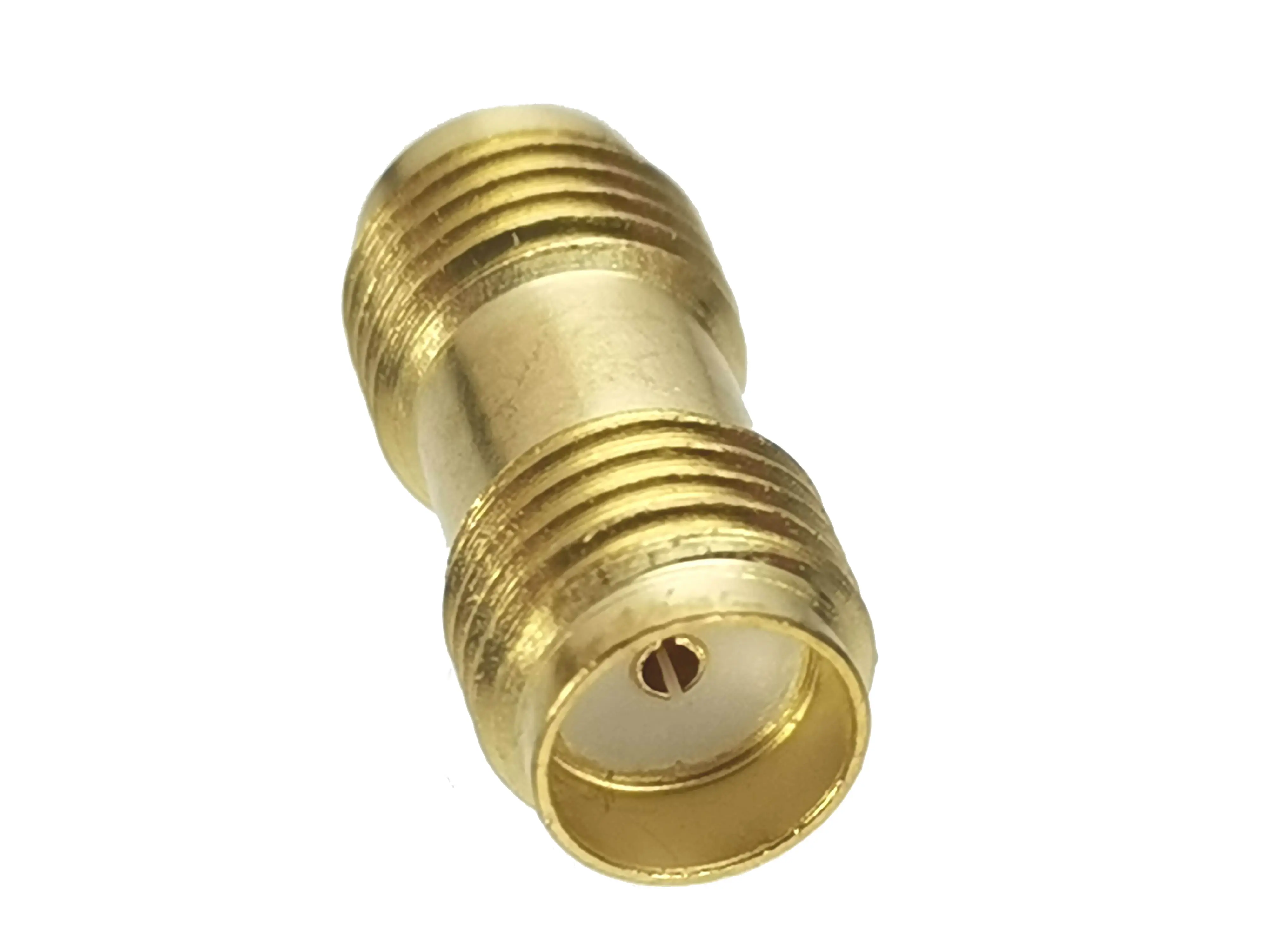 1pcs Connector Adapter SMA Female Jack to SMA Female Jack RF Coaxial Converter Straight New Brass