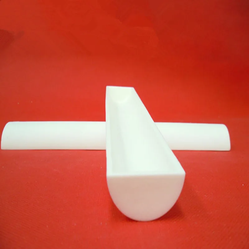 99.3% alumina crucible / 250*40*18/ Semicircle corundum crucible / Al2O3 ceramic crucible / Sintered crucible