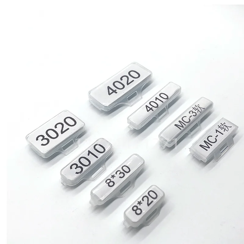 50pcs Plastic cable tie Marker Label Tag Box Waterproof insulation Wire Sign Name Ticket Holder Display Identification seal Case
