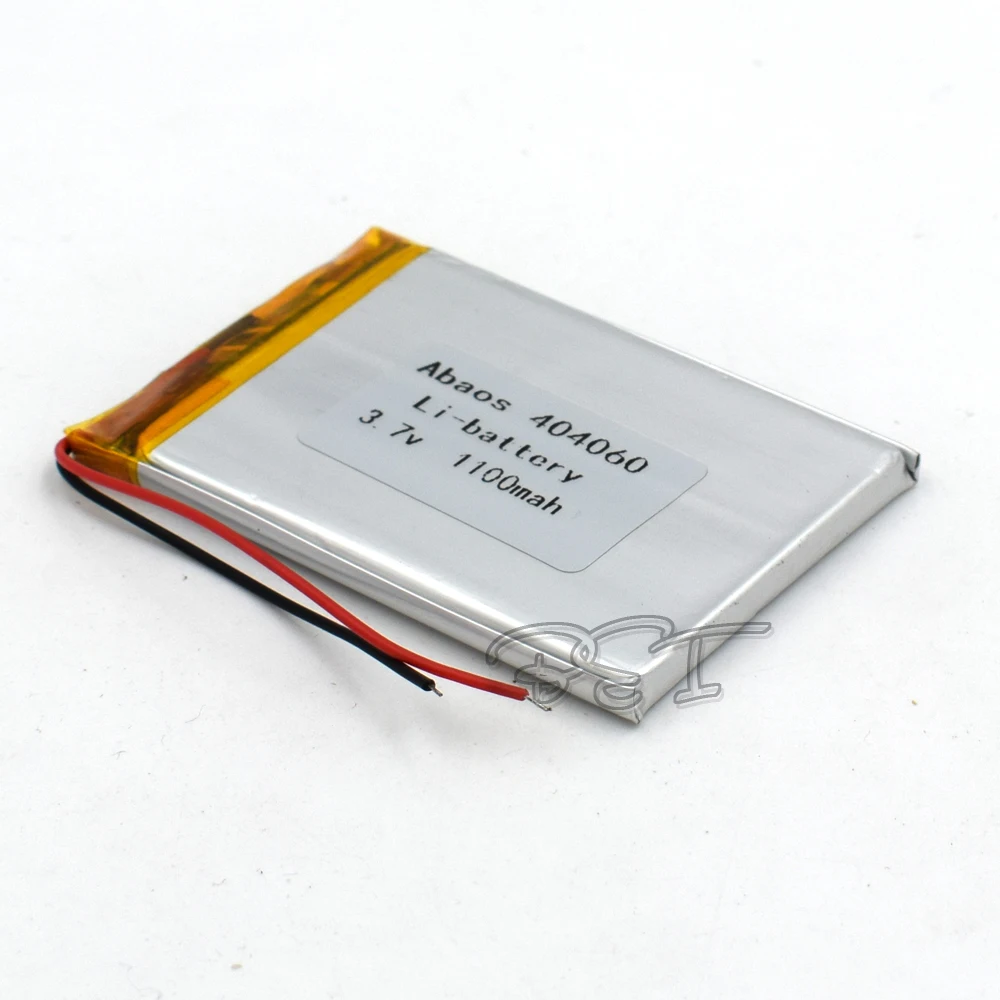 Bateria recarregável 3.7v 1100mah li-polímero 404060, bateria li-ion de lítio célula para mp3 mp4 jogador mouse psp alto-falante brinquedo