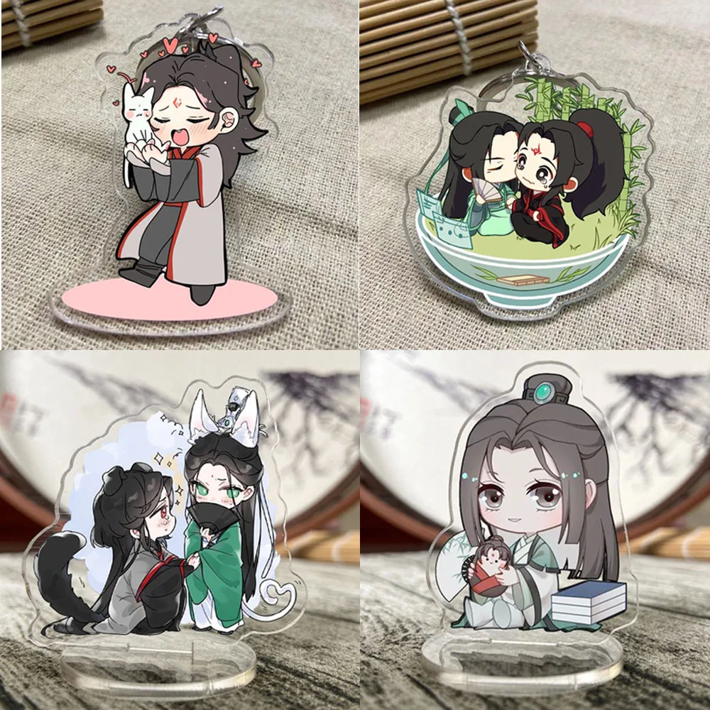 Anime Scum Schurk Zelf Saving System Shen Qingqiu Luo Binghe Cosplay Acryl Sleutelhanger Stand Figuur Leuke Tas Hanger Sleutelhangers