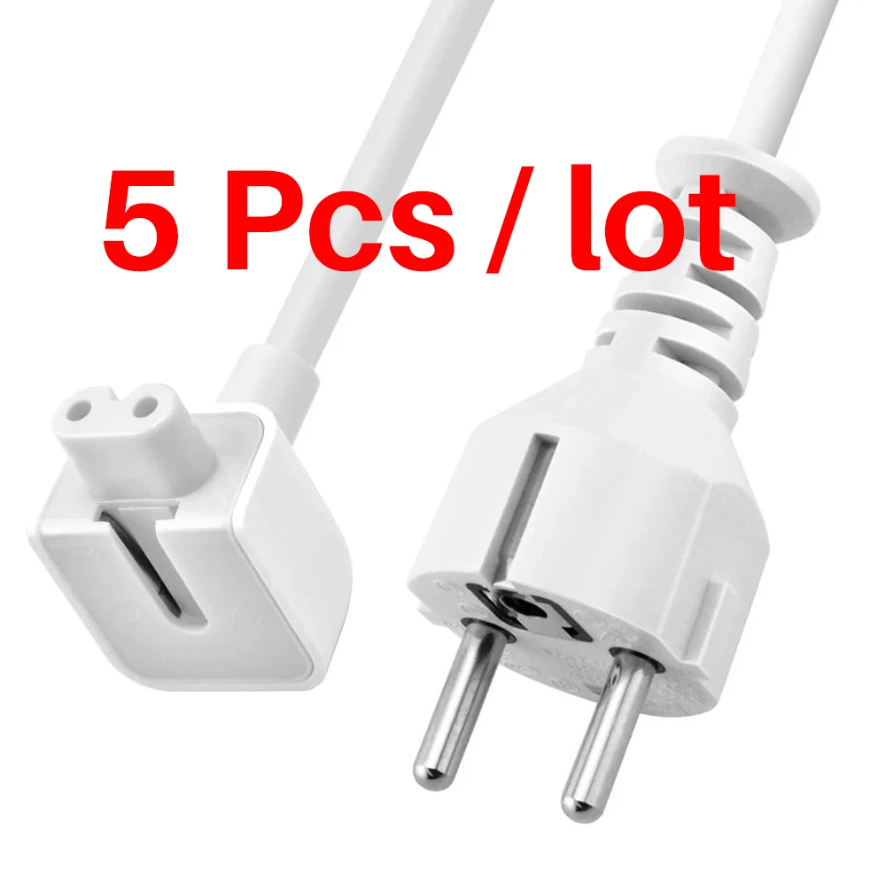 

5pcs / lot Replacement Power Adapter Extension Cord Wall Cable for MacBook Pro Air 45W 60W 85W MagSafe 1 2 USB-C 30W 61W 87W 96W