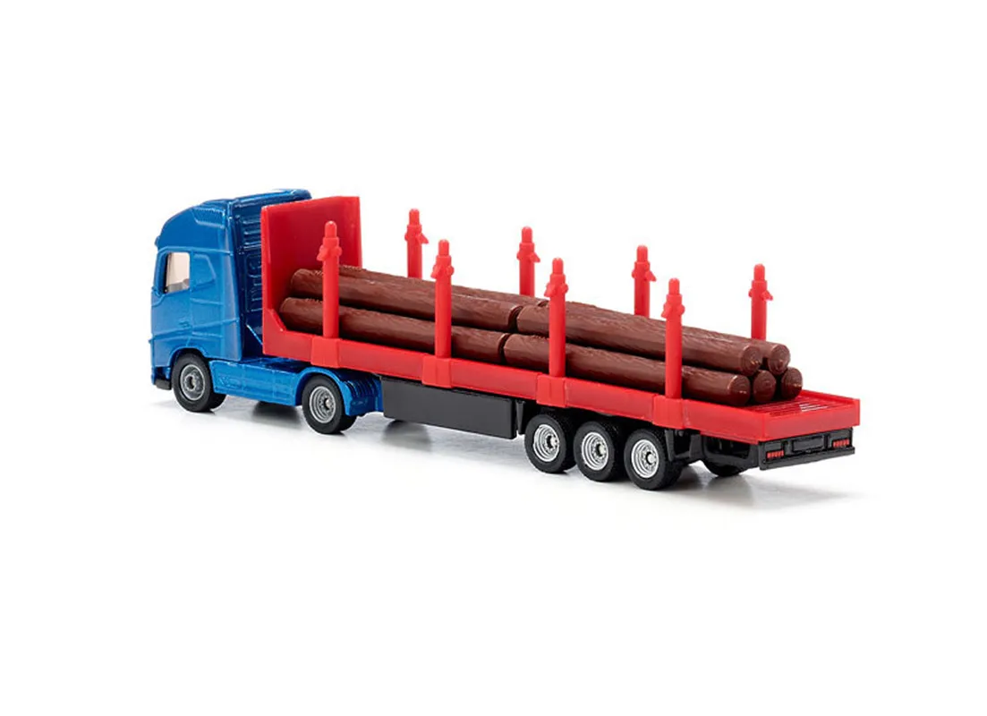 1:87 exquisite alloy wood transport truck model,engineering transport truck toy,display and collection gifts,free shipping