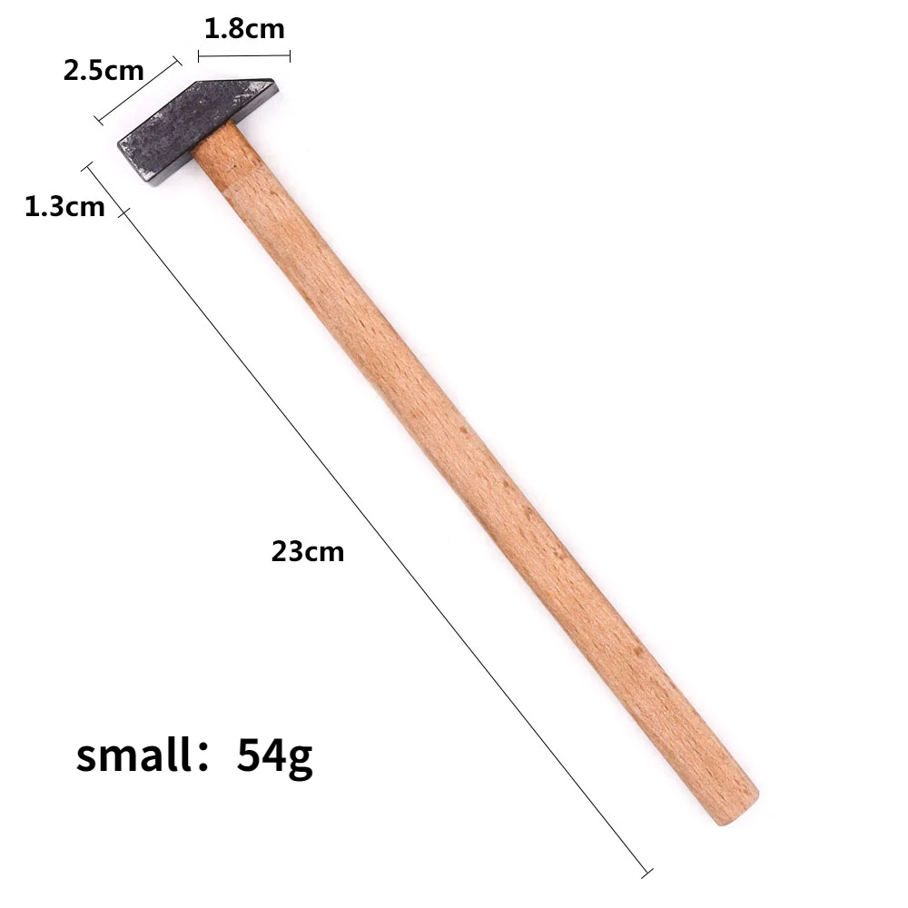 Square Wooden Handle Hammer Making Gold and Silver Tools Jewelry Adjustment Processing Tool