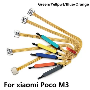 Digitaldrucksensor für Xiaomi Redmi Note 9, 10, Pro, 9s, Poco X3, Pro, M3, Home -Taste, Rückgabemenü, flexibles Kabel 10 Hauptverkaufskabel Flex Redmi 9 - №5