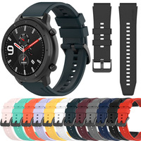 BEHUA 22mm Silicone Watch Wrist Band for Xiaomi Huami Amazfit GTR 2 2e 47mm Stratos Pace 2S 3 Official Strap ремешок Accessories