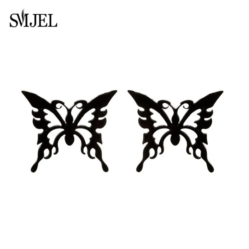 2026 Schwarze Kleine Ohrringe für Damen, Verschiedene Stile, Edelstahl, Schlangen-, Elefanten-, Herz-, Geometrische Ohrringe, Bienen-Schmuck, Großhandel – Detail 26