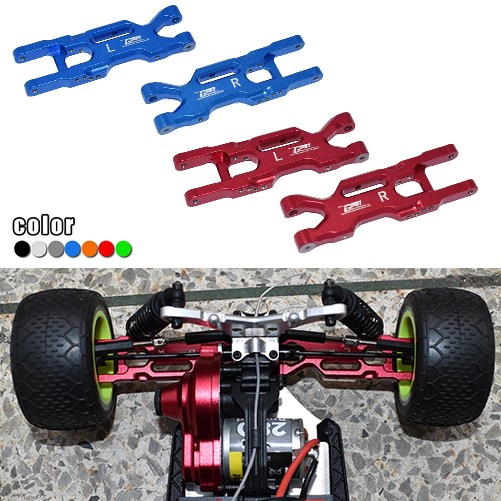 GPM LOSI 1/18 Mini-T 2.0 2WD Stadium Truck RTR metallo lega di alluminio braccio inferiore posteriore braccio oscillante posteriore inferiore A