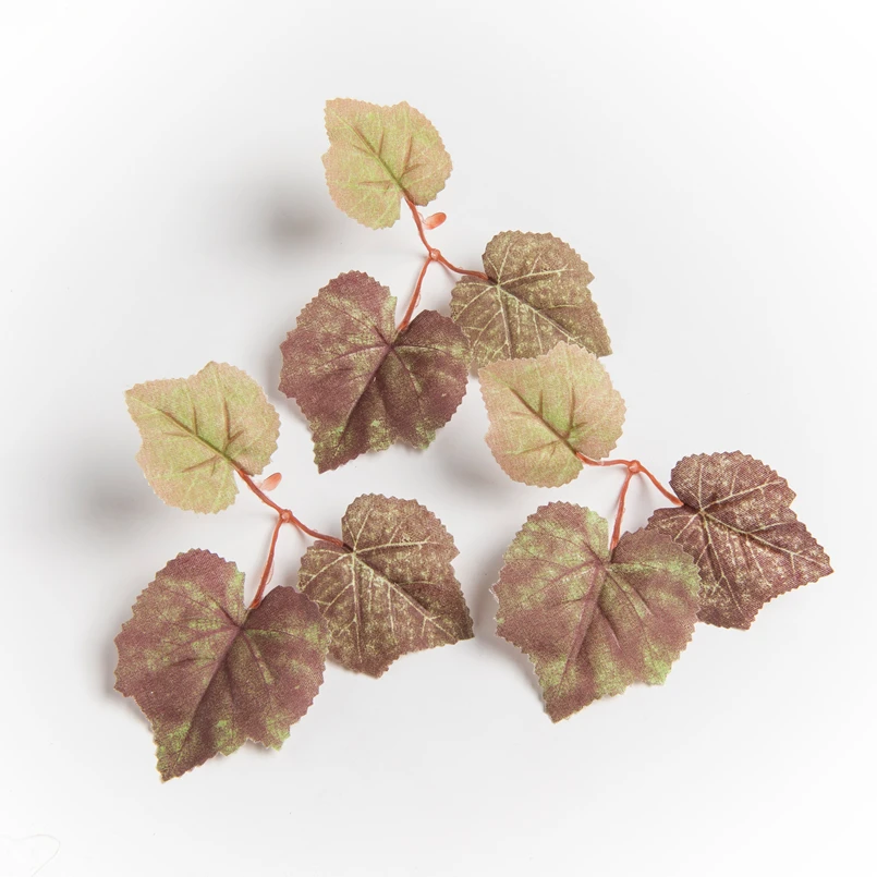 100PCS Seide Ahornblatt Großhandel Künstliche Pflanzen Hochzeit Dekorative Blumen Kränze Home Garten Dekoration Weihnachten Girlande