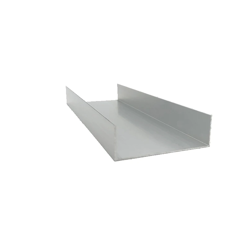 U-shape  Aluminum, 76mm x 25mm x 1mm,Outer width 76mm, length 50cm,aluminum alloy glass covered edge strip