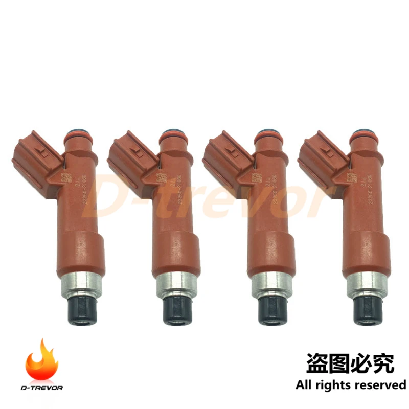 

Set of 4 Fuel Injectors 23250-21060 23209-21060 For Toyota Yaris NCP90 NCP92 2NZFE 2005-2013