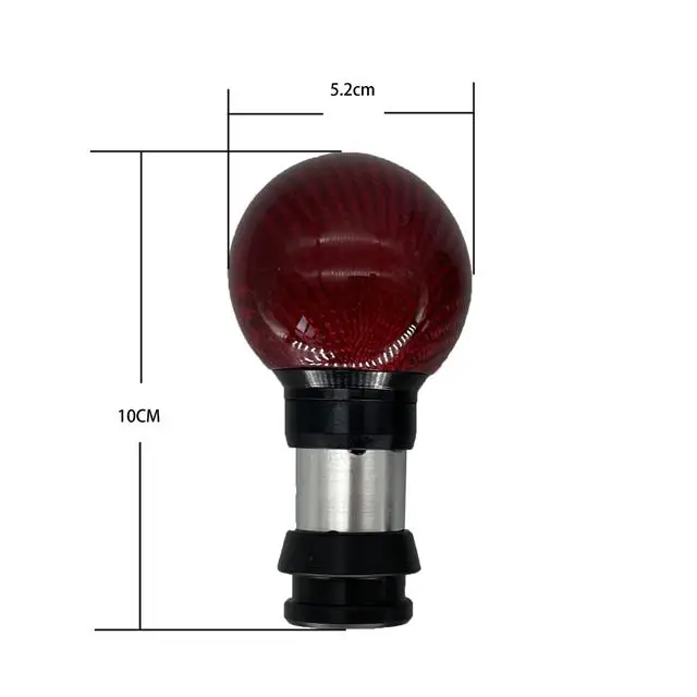 Automatic Gearbox Handles Gear Shift Knob Stick Lever Head Handball Carbon Fibre for Honda civic Accord FIT Press down to unlock