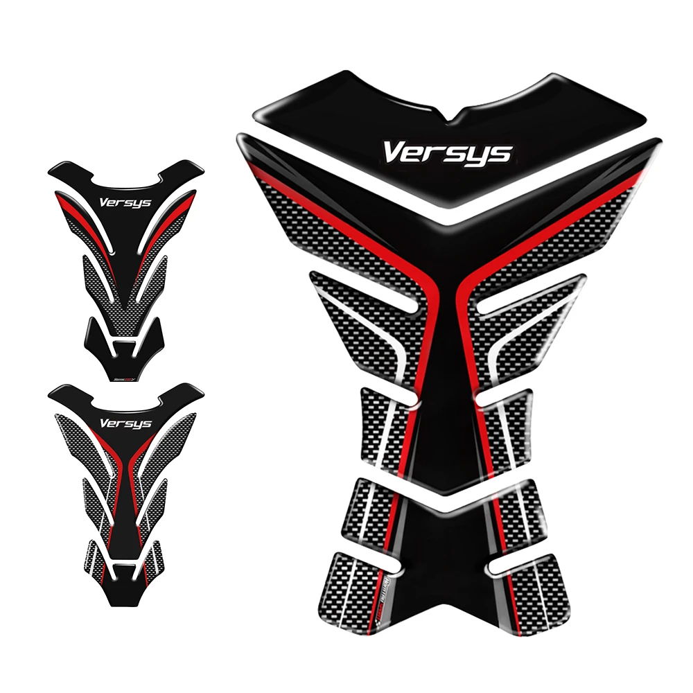 

3D Motorcycle Tank Pad Protector Decal Stickers Case for Kawasaki Versys 650 1000 X300 Versys-X Tank