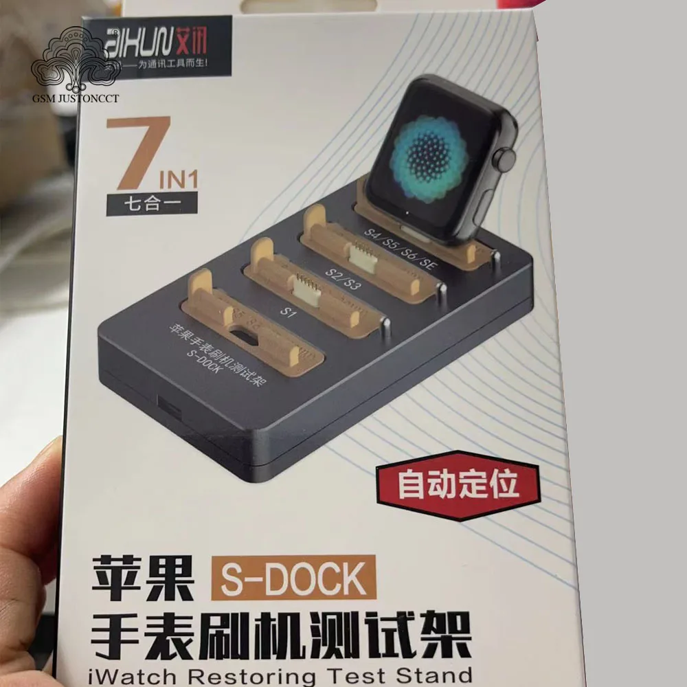 JCID AIXUN S-DOCK SE S1 S2 S3 S4 S5 S6 FOR IPHONE iWatch APPLE Watch IBUS Test stand restor tool reboot screen touch failure