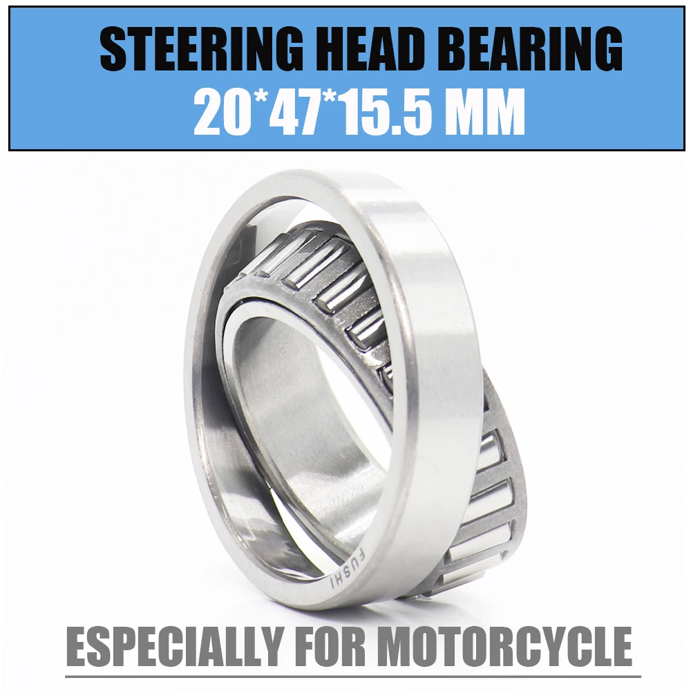 

20*47*15.5 mm 1PC Steering Head Bearing 204715.5 Tapered Roller Motorcycle Bearings For Column