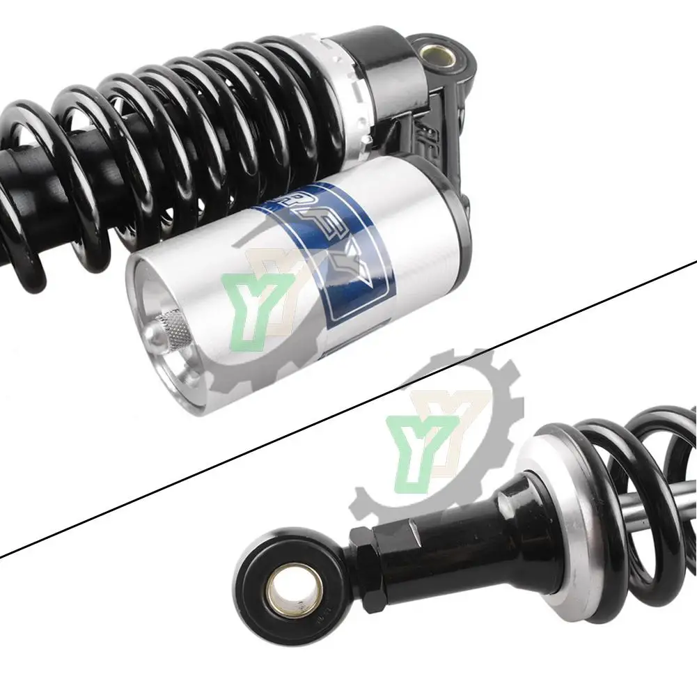 Universal Motorcycle 320MM 340MM 375MM 400MM Pair Rear Air Shock Absorbers Suspension ATV Quad Scooter Kart Dirt Bikes Motor