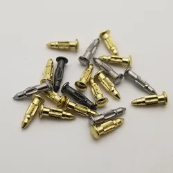 10pcs Men's belt buttonhead repair accessories automatic buckle edge rivet screw plate link pin plug belt willow nail