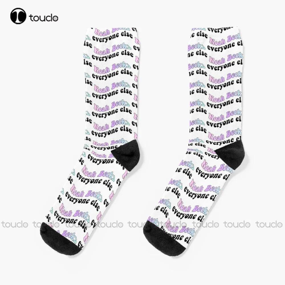 

Noah Beck Everyone Else Socks Unisex Adult Teen Youth Socks Personalized Custom 360° Digital Print Hd High Quality Funny Sock