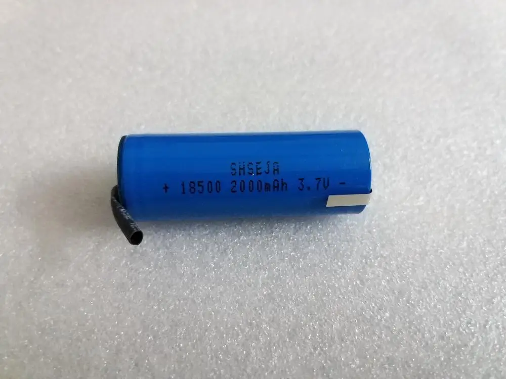 4Pcs/lot 18500 Battery 3.7V 2000mAh Rechargeable Battery 18500 Bateria Recarregavel Lithium li-ion Batteies