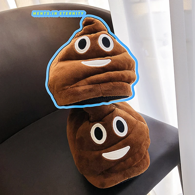 2020 Men Slippers Women Winter Warm Plush Slippers Soft Indoor Floor Slippers Non-slip Home Shoes Christmas Funny Halloween Gift