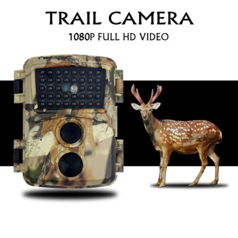 

Hunting Trail Camera 12MP 1080P PIR IR Wildlife Scouting Cam Night Vision Wildlife Chasse Cameras Surveillance 0.8s Trigger Time