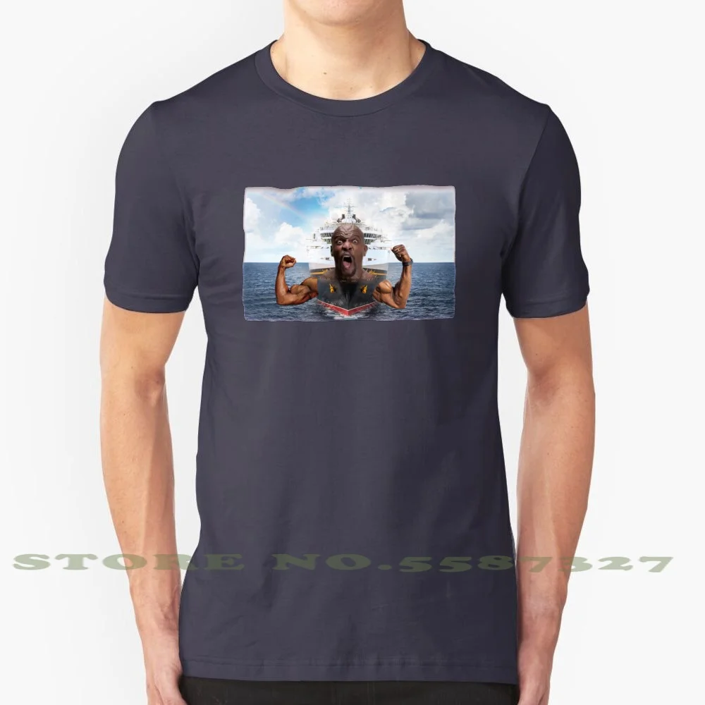 Terry Crews ? Terry Cruise. 100% Cotton T-Shirt Terry Crews Terry Cruise Old Spice Memes Meme Brooklyn 99 Great Dancer White