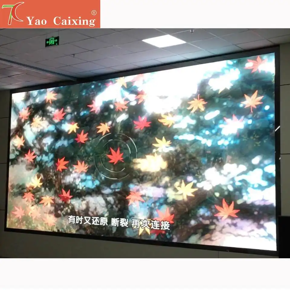 Yao Caixing Cost Effective Indoor P2.5 Full Color Led Screen Digital Board Square Meter Materials