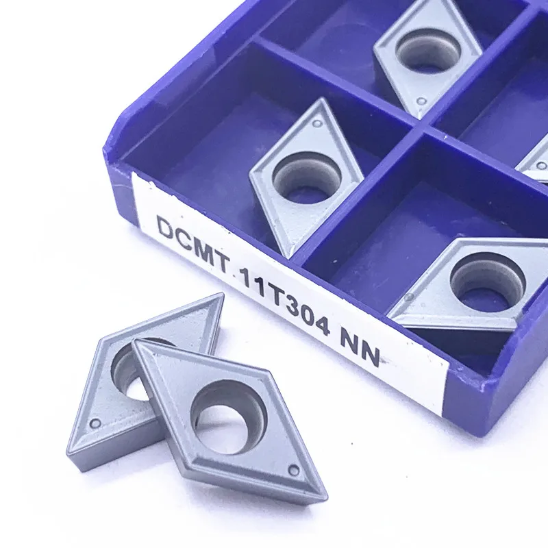 DCMT11T304 NN LT10 твердосплавный токарный инструмент CNC металлический токарный инструмент Высококачественные Токарные вставки