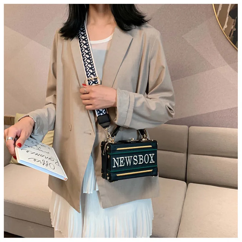 Square Box Crossbody Bags For Women New Luxury Designer High Quality Handbags Fashion Leather Messenger Shoulder Bag Purse