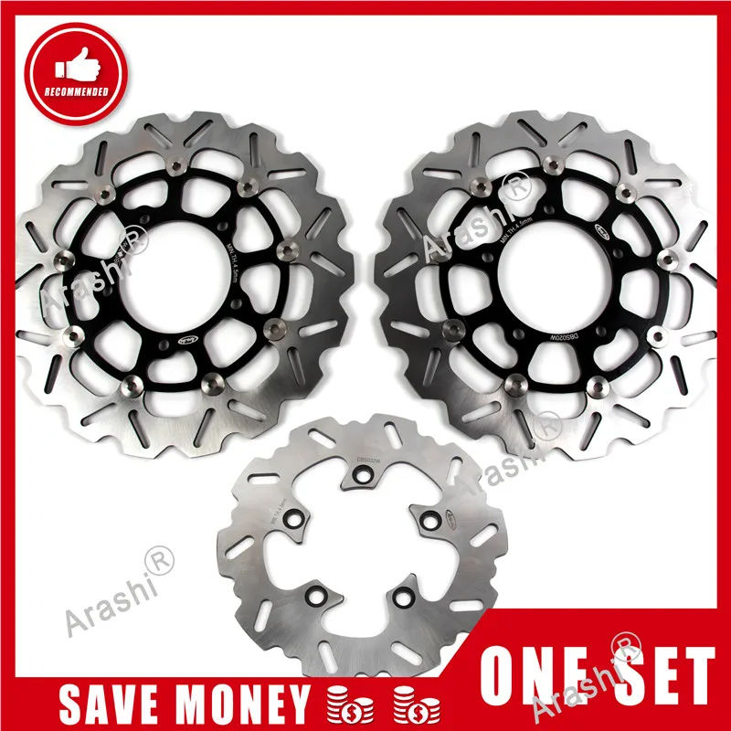 

Arashi 1 Set For SUZUKI GSX-R GSXR 600 1997 - 2017 CNC Front Rear Brake Disc Rotors GSXR600 1998 1999 2000 2001 2002 2003 2004