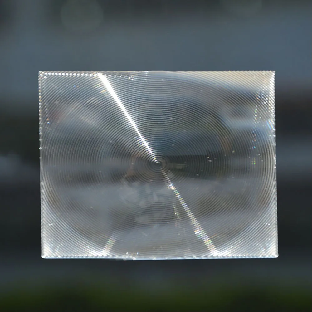 100x70mm mała optyczna PMMA plastikowa soczewka fresnela słoneczna ogniskowa 100mm DIY soczewki projektora samolot lupa, koncentrator słoneczny