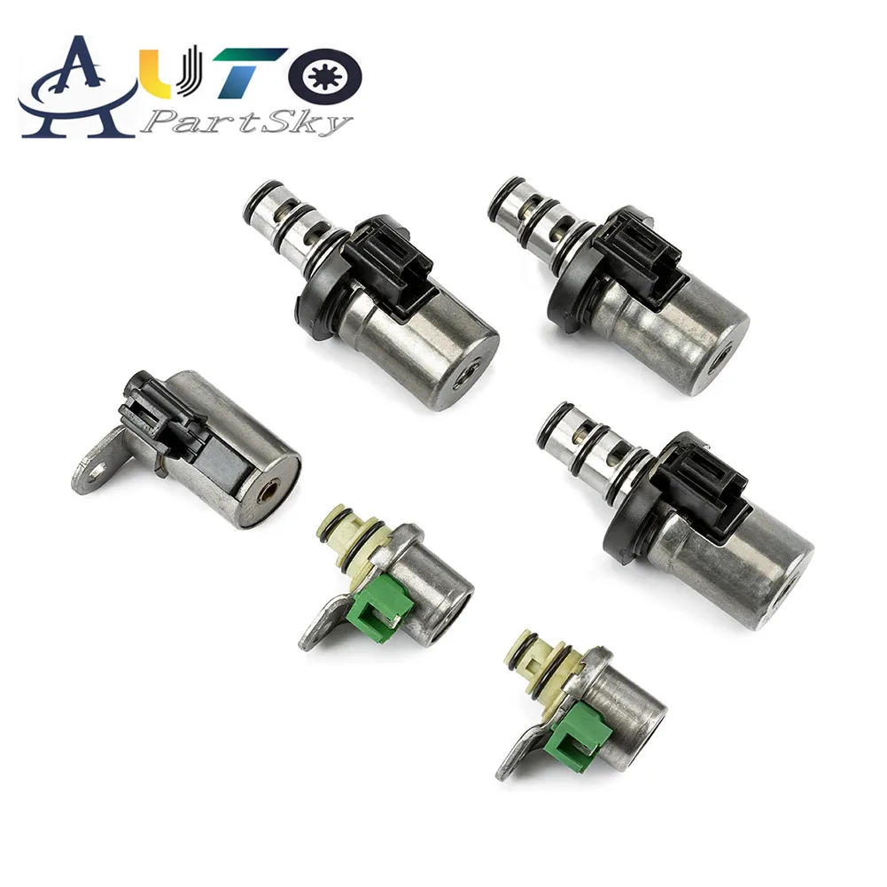 6 PCS High Quality Remanufactured for Ford Focus 4F27E 4F27-E Transmission Shift Solenoid Set 48420K-R FNR5 FN4A-EL 48420K-R