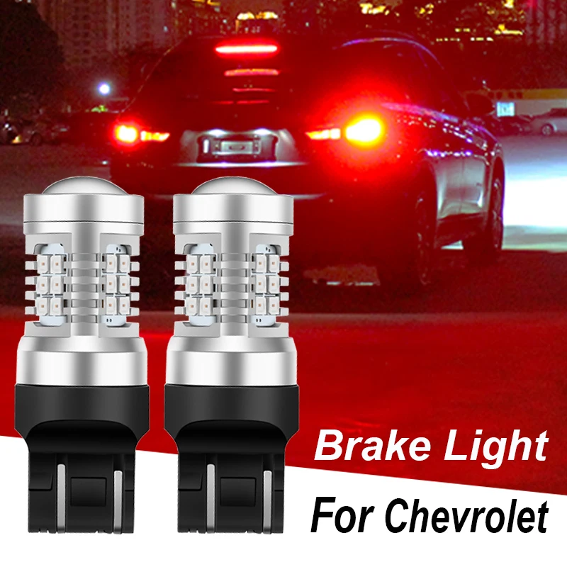 W21/5W 7443 T20 Canbus LED Brake Light Lamp For Chevrolet Impala Malibu Tahoe Trax Colorado Traverse Volt Caprice Sonic Spark