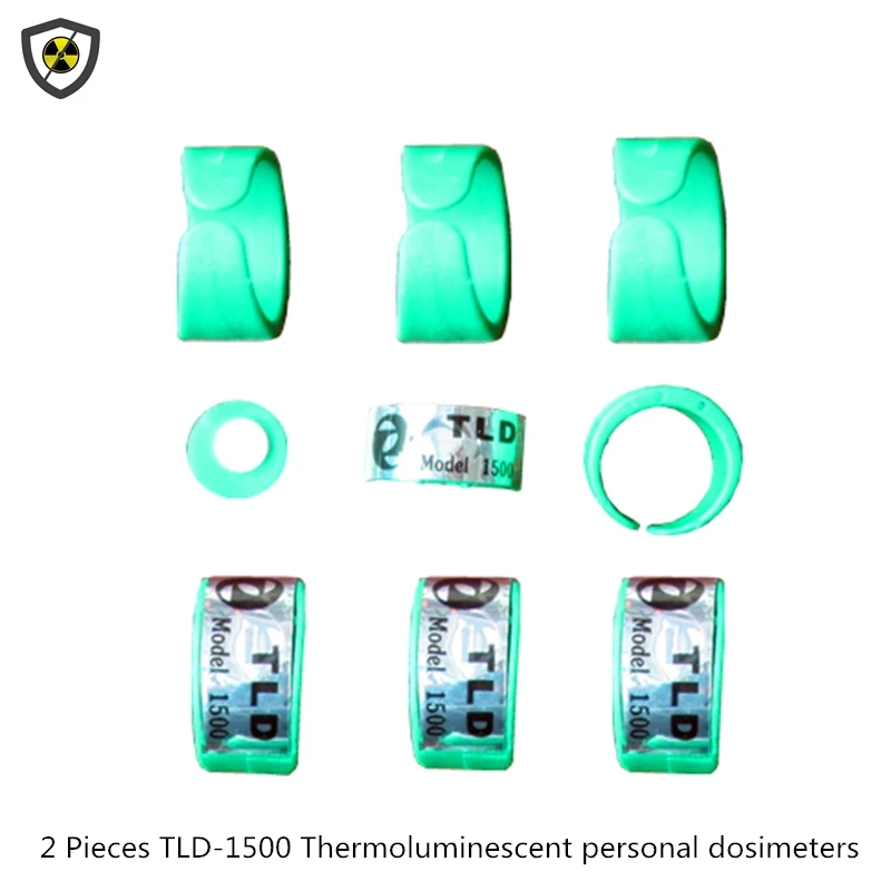 2 pieces TLD-1500 thermoluminescent Ring type dosimeters Radiopharmaceutical injection, nuclear medicine use radiation dosimeter