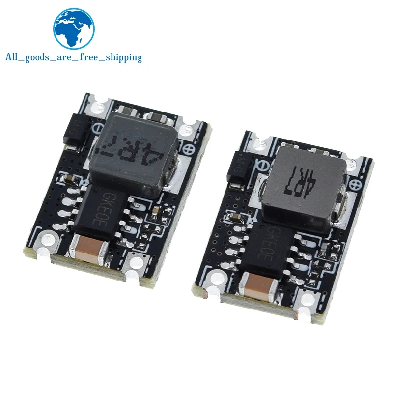 TZT 3A Mini DC-DC Buck Step Down Converter Board Module 5V-30V to 3.3V 5V DC DC Voltage Regulator PCB Board Power Buck Module