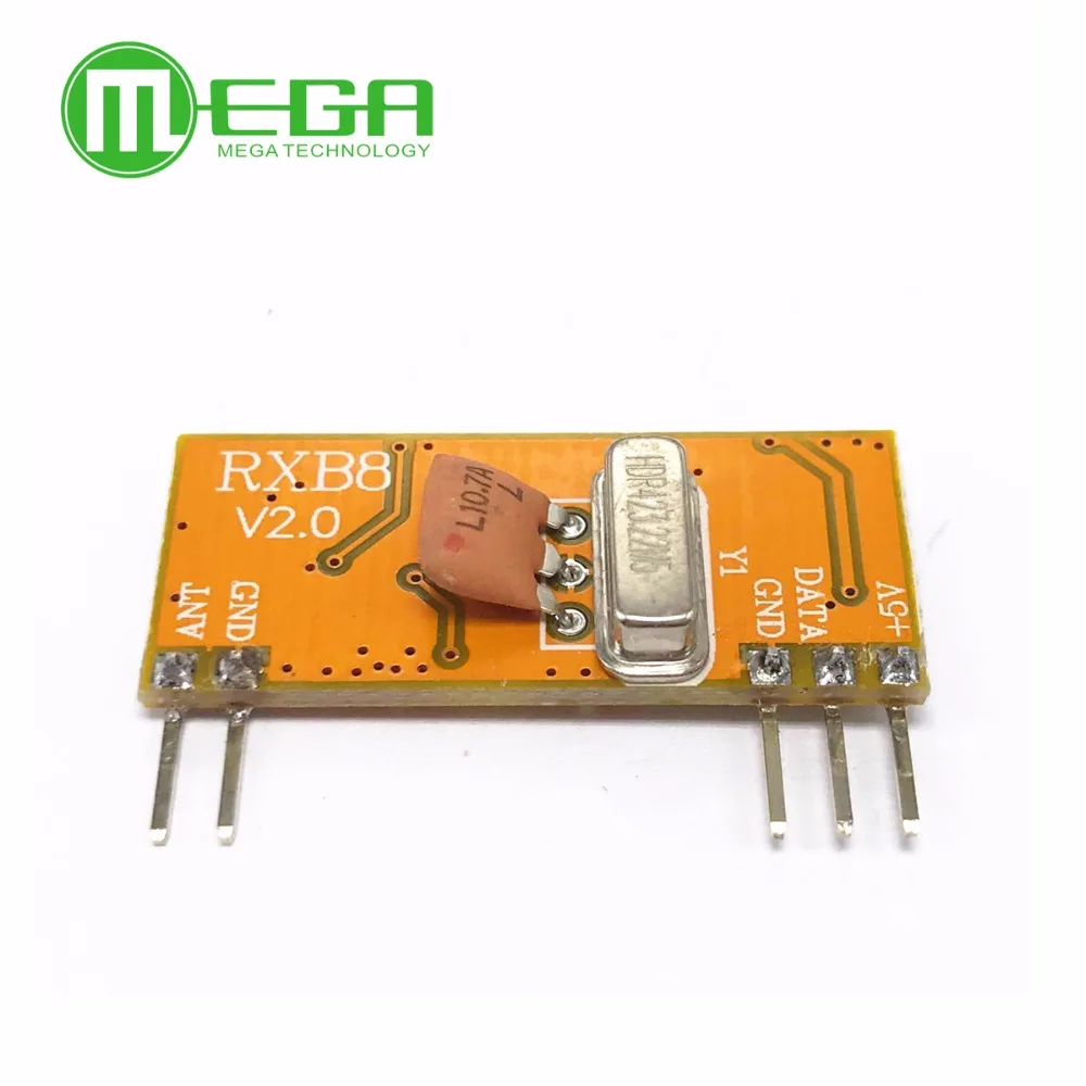 RXB8 433Mhz Superheterodyne Wireless Receiver Module Perfect for Arduino AVR