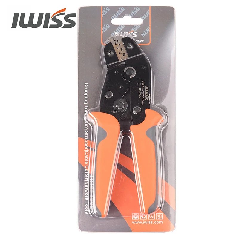 IWISS SN-2549 Crimping Tools for XH2.54/Dupont 2.54/2.8/3.0/3.96/4.8/KF2510/JST Terminal Connector Crimper Plier