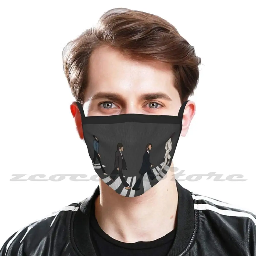 Album classico con maschera filtrante Pm2.5 personalizzata di tendenza lavabile