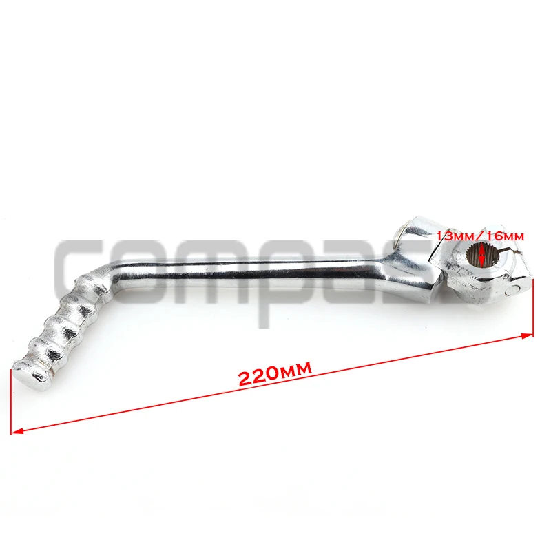 13mm 16mm Hole Motorcycle Kick Starter Pedal For 50cc 70cc 90cc 110cc 125cc 140cc 150cc 160cc KAYO SSR SDG BSE Dirt Bike