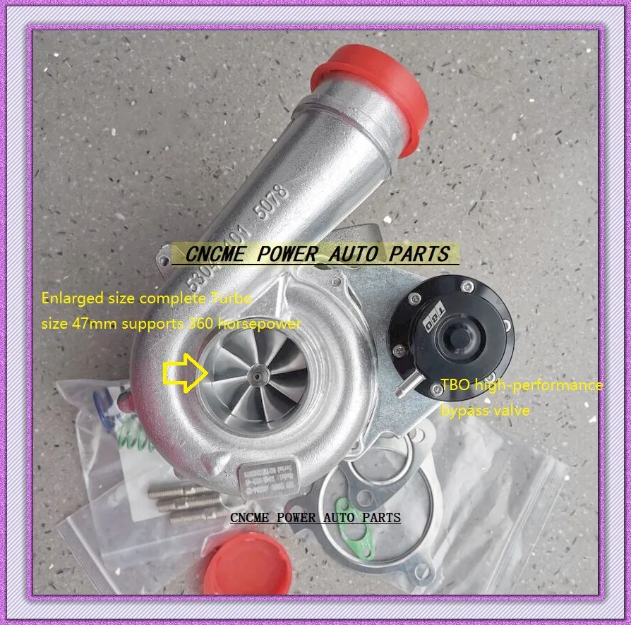 Enlarged 46mm 360HP TURBO K04 23 53049880023 53049700023 06A145704Q 53049700022 For AUDI S3 TT 8N Seat Leon Cupra R BAM BFV 1.8L