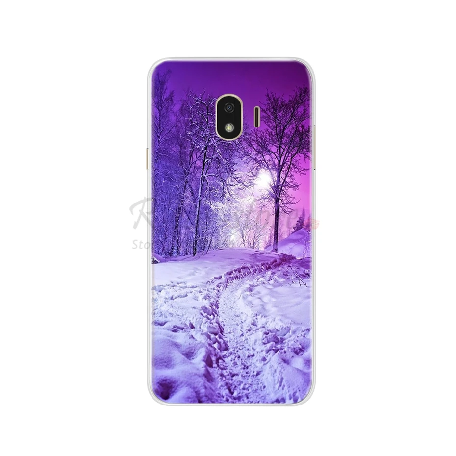 Phone Case For Samsung Galaxy J4 2018 Case For Samsung J4 Plus Cartoon Soft Silicone Back Cover For Samsung Galaxy J4 2018 Case
