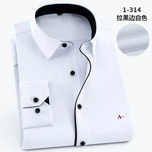 

Мужская однотонная деловая рубашка Aramy Fashion twill с длинными рукавами и квадратным вырезом, приталенная мягкая и простая в уходе, 2021