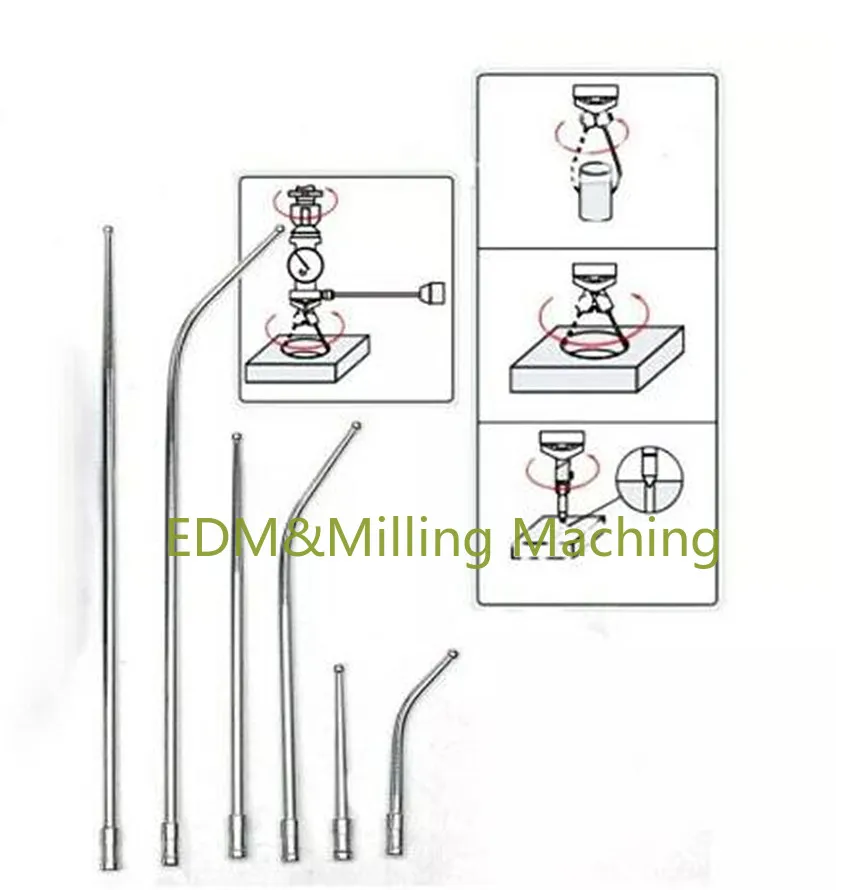 

Dial Test Coaxial Centering Indicator Centre Finder Milling Machine Stylus 6PCS Needle For CNC Milling Machine Lathe Machine