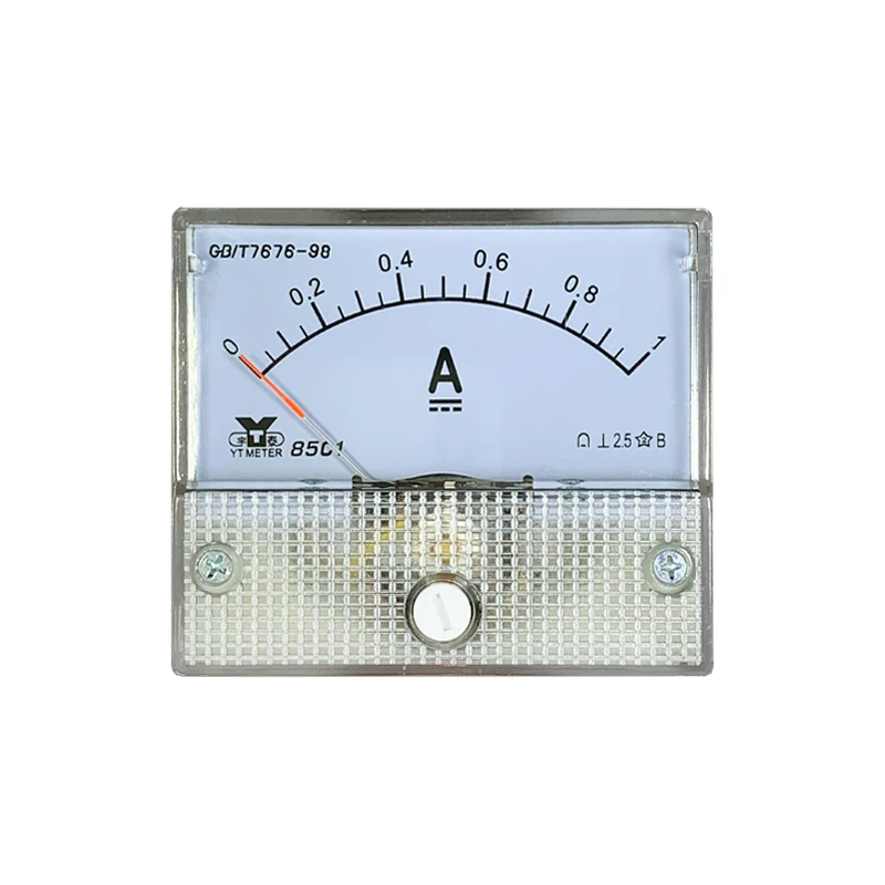 85c1-a dc ammeter milliammeter microammeter 50ua/200MA/1A/2A/3A/5A/10A/15A/20A  Analog Panel amp direct  Tester Pointer Current