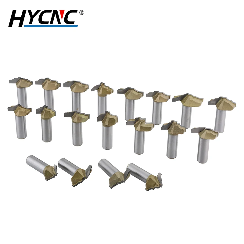 12.7mm Woodworking Door Frame Milling Cutter Door Carving Special-Shaped Lace Cabinet Carving Knife CNC Woodworking Drill