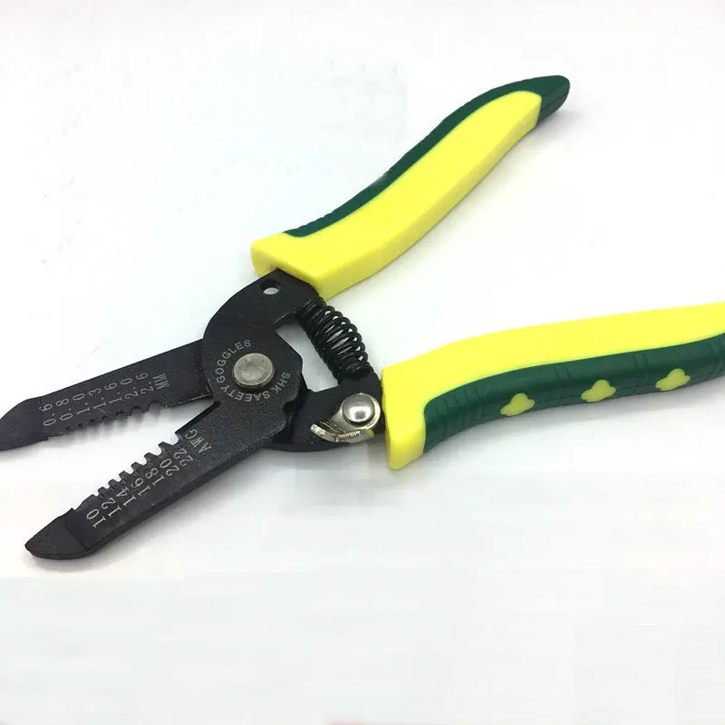 Cable stripping pliers for automobiles Multifunctional Electrical Tool Clampers Dial line  nippers Cable stripper Wire pliers