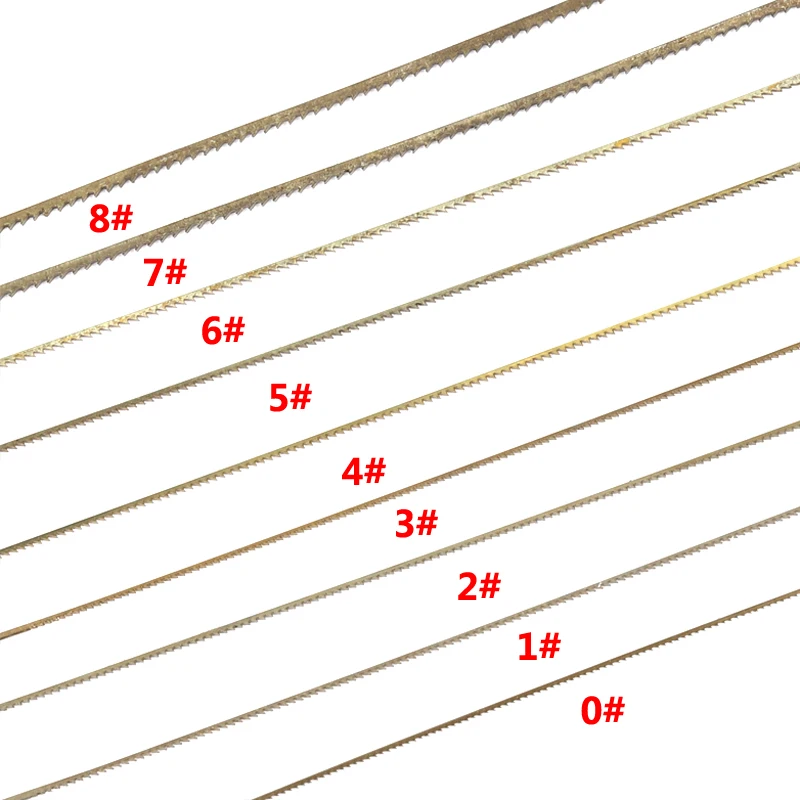 7gtool 12 pièces Glardon Vallorbe lames de scie 0/0-8/0 lames de scie à bijoux lames de scie suisse outils et équipements de bijoux outils de bijouterie