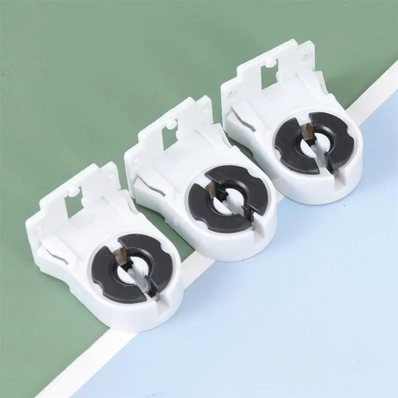 20 PCS Lamp Holder Useful Light Tube Holder T8/G13 Fluorescent Lamp Holder Light Base for Home Gym